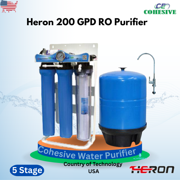 200 GPD Heron Premium RO Water Purifier (5 Stage)