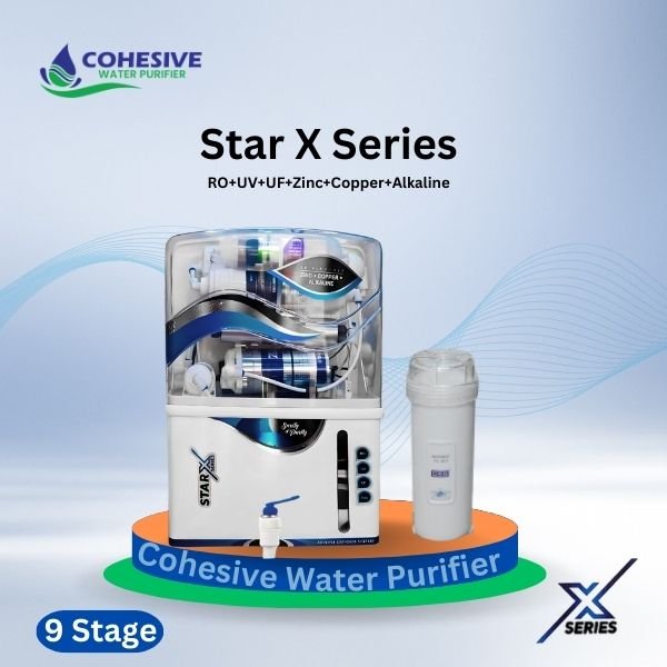 Star X Series (White) Water Purifier- RO + UV + UF + Zinc + Copper + Alkaline.