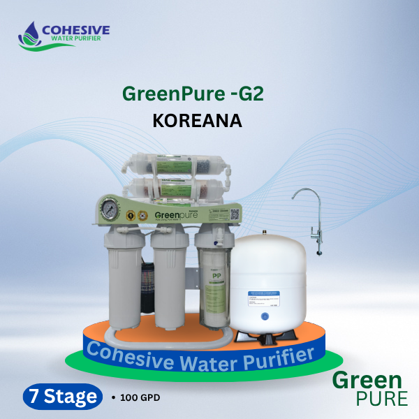 GreenPure KOREANA 7 Stage RO Water Purifier (100 GPD)