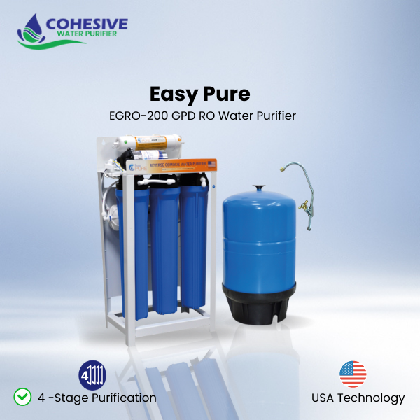 Easy Pure EGRO-200 RO Water Purifier.