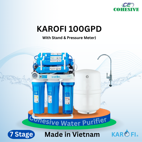 Puretouch PT-103SG (BC) 100-GPD (With Stand & Pressure Meter)